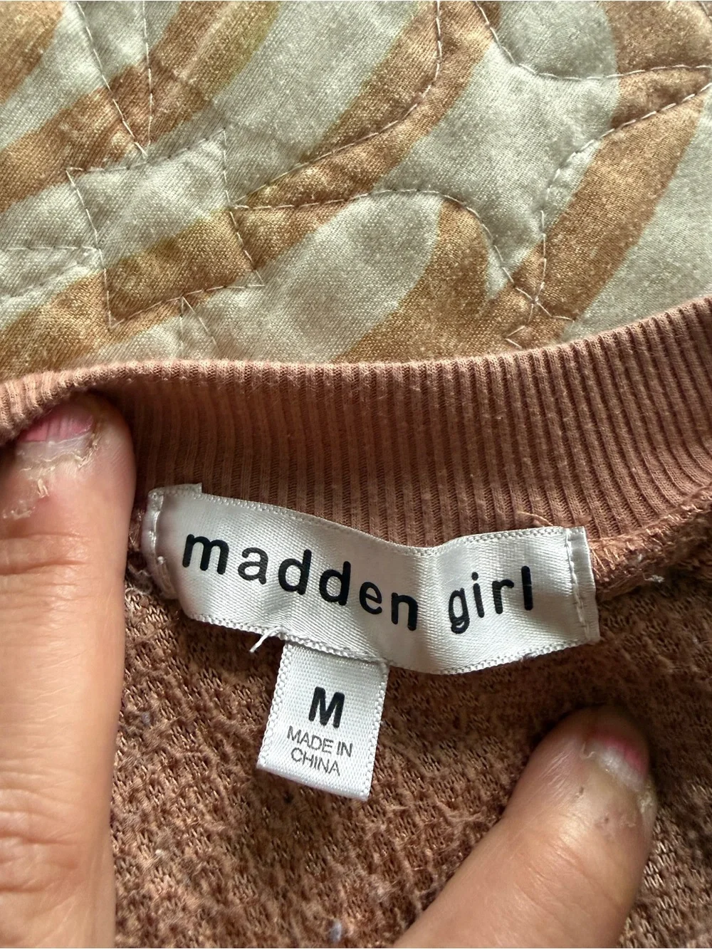 Madden Girl plush sherpa